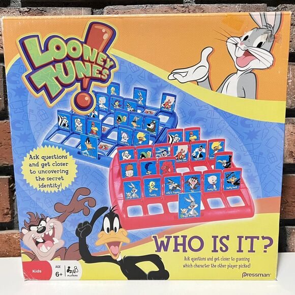 Looney Tunes Who Is It Kids Game Pressman 2010 New Bugs Bunny Tweety Taz